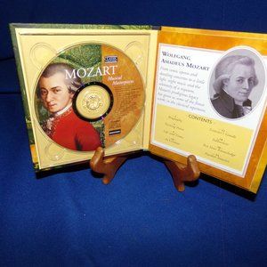 Vintage Classic Composers -  Classical Mozart CD w/ Built-In Booklet - Unplayed